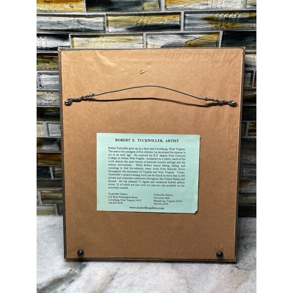 Robert E. Tuckwiller Limited Edition Signed Print River Framed And Matted - Picture 3 of 8